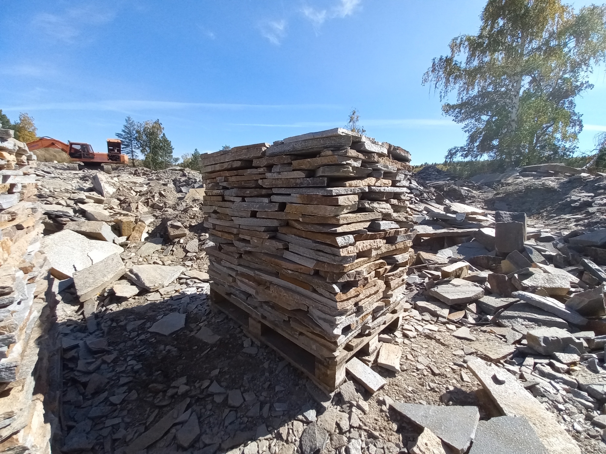 Плитняк златолит серебристый для мощения на бетон купить в Удмуртской Республике