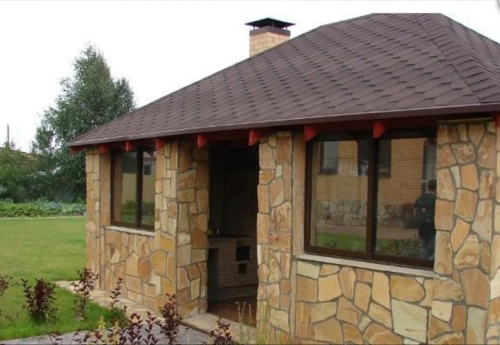 Плитняк златолит жёлтый золотистый для фасада 1,5-3см купить в Удмуртской Республике