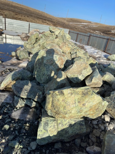 Камни для ландшафтного дизайна зелёные 10-60 килограмм купить в Удмуртской Республике