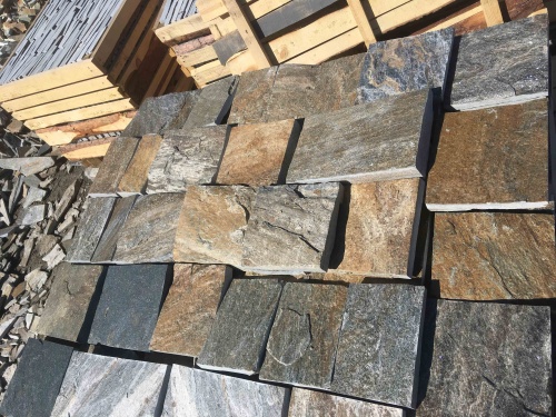 Плитка пилёная златолит Уральский для цоколя, отмостки купить в Удмуртской Республике