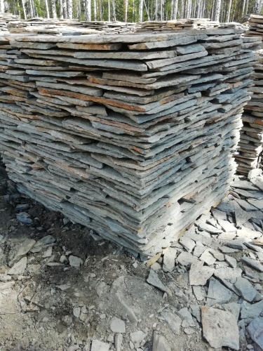 Плитняк златолит Уральский для цоколя, отмостки купить в Удмуртской Республике